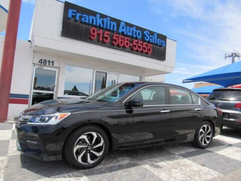 2016 Honda Accord for sale at Franklin Auto Sales in El Paso TX