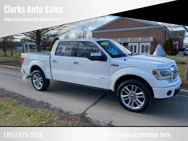 2014 Ford F-150 for sale at Clarks Auto Sales in Connersville IN