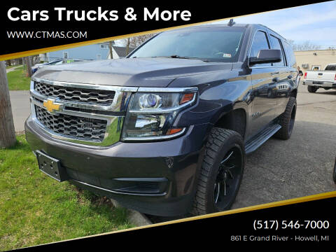 2016 Chevrolet Tahoe for sale at Cars Trucks & More in Howell MI