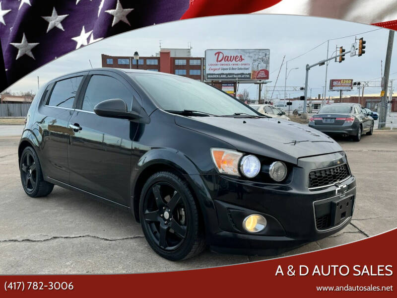 2013 Chevrolet Sonic for sale at A & D Auto Sales in Joplin MO