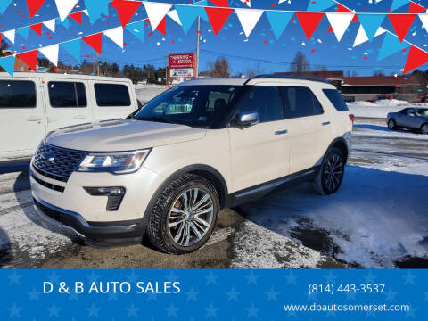 2018 Ford Explorer Platinum