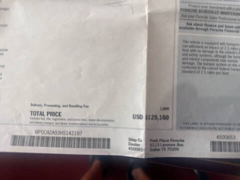 2017 Porsche 911 Carrera