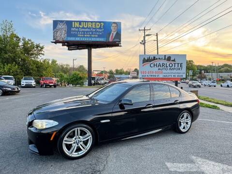 2013 BMW 5 Series for sale at Charlotte Auto Import in Charlotte NC