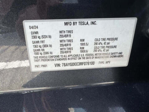 2024 Tesla Model Y Long Range