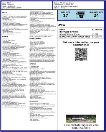 2018 Maserati Ghibli