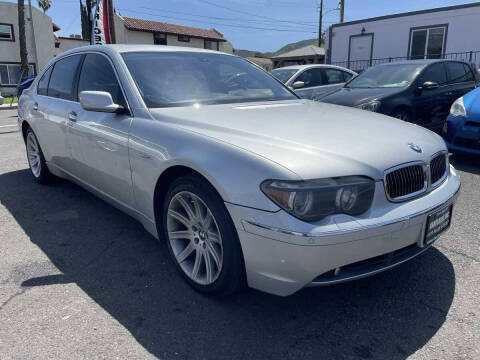 2002 BMW 7 Series for sale at CARFLUENT, INC. in Sunland CA