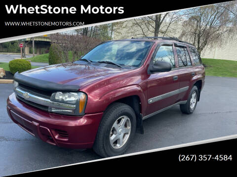 2004 Chevrolet TrailBlazer for sale at WhetStone Motors in Bensalem PA