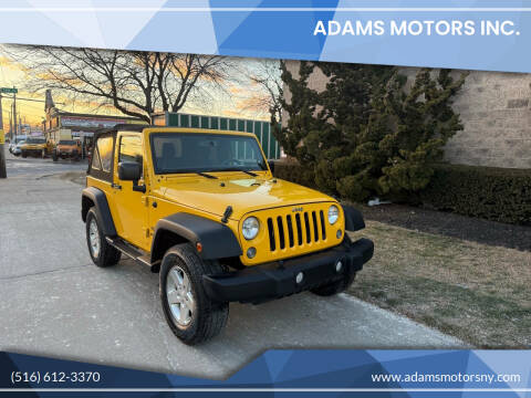 2015 Jeep Wrangler for sale at Adams Motors INC. in Inwood NY