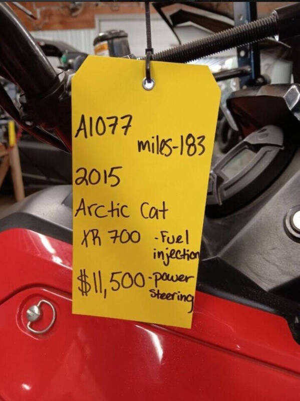 2015 Arctic Cat XR 700 EFI
