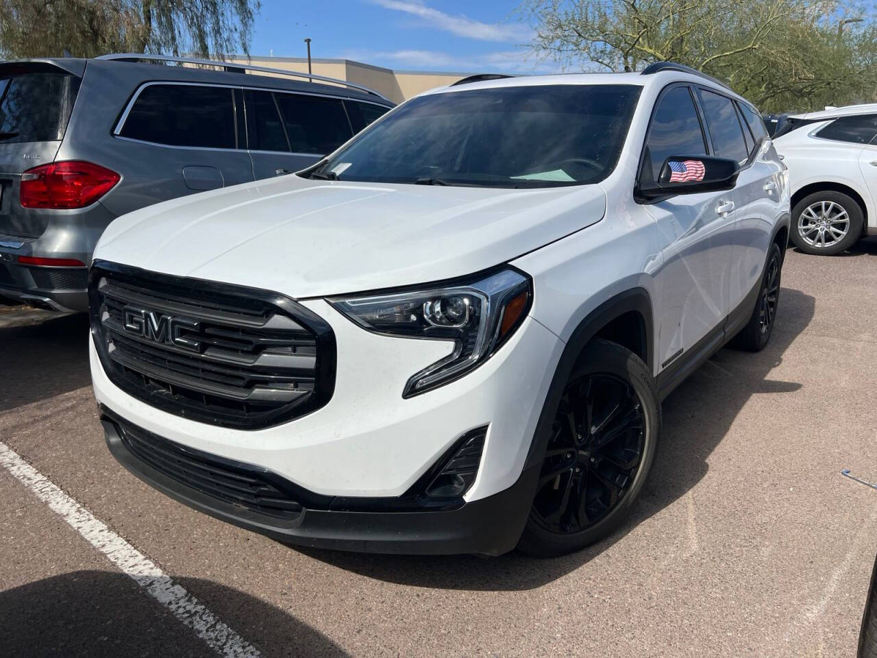 White 2021 GMC Terrain SLT SLT 4dr SUV 1
