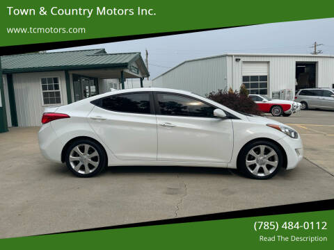 2013 Hyundai Elantra for sale at Town & Country Motors Inc. in Meriden KS