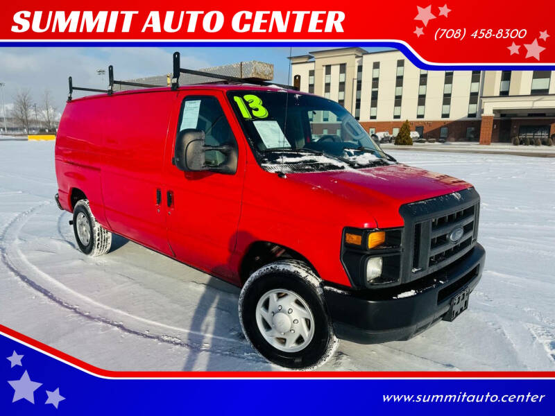 2013 Ford E-Series for sale at SUMMIT AUTO CENTER in Summit IL