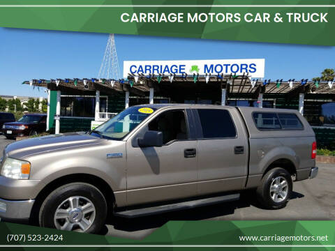 2005 Ford F-150 for sale at Carriage Motors Car & Truck in Santa Rosa CA