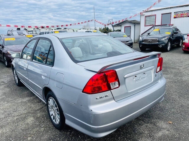 2005 Honda Civic for sale at New Creation Auto Sales in Everett, WA