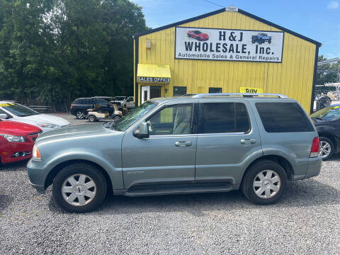 2005 Lincoln Aviator for sale at H & J Wholesale Inc. in Charleston SC