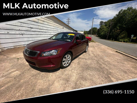 2008 Honda Accord for sale at MLK Automotive in Winston Salem NC