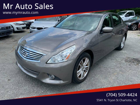 2012 Infiniti G37 Sedan for sale at Mr Auto Sales in Charlotte NC