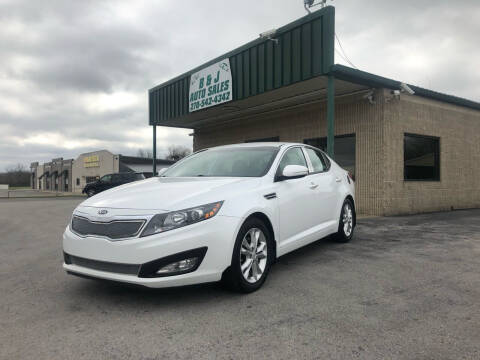 2012 Kia Optima for sale at B & J Auto Sales in Auburn KY