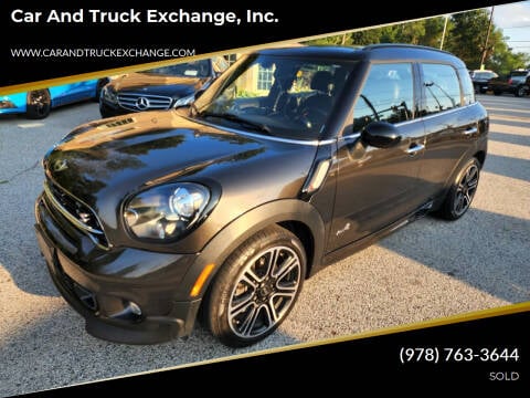 2015 MINI Countryman for sale at Car and Truck Exchange, Inc. in Rowley MA