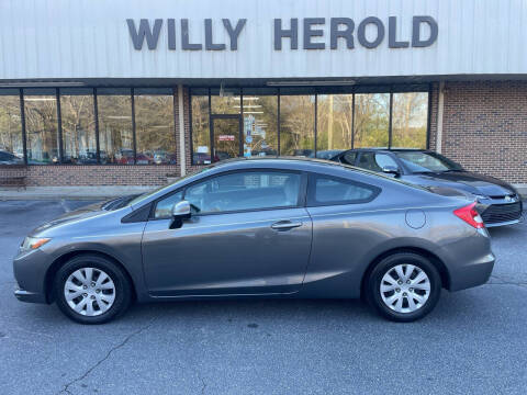 2012 Honda Civic for sale at Willy Herold Automotive in Columbus GA