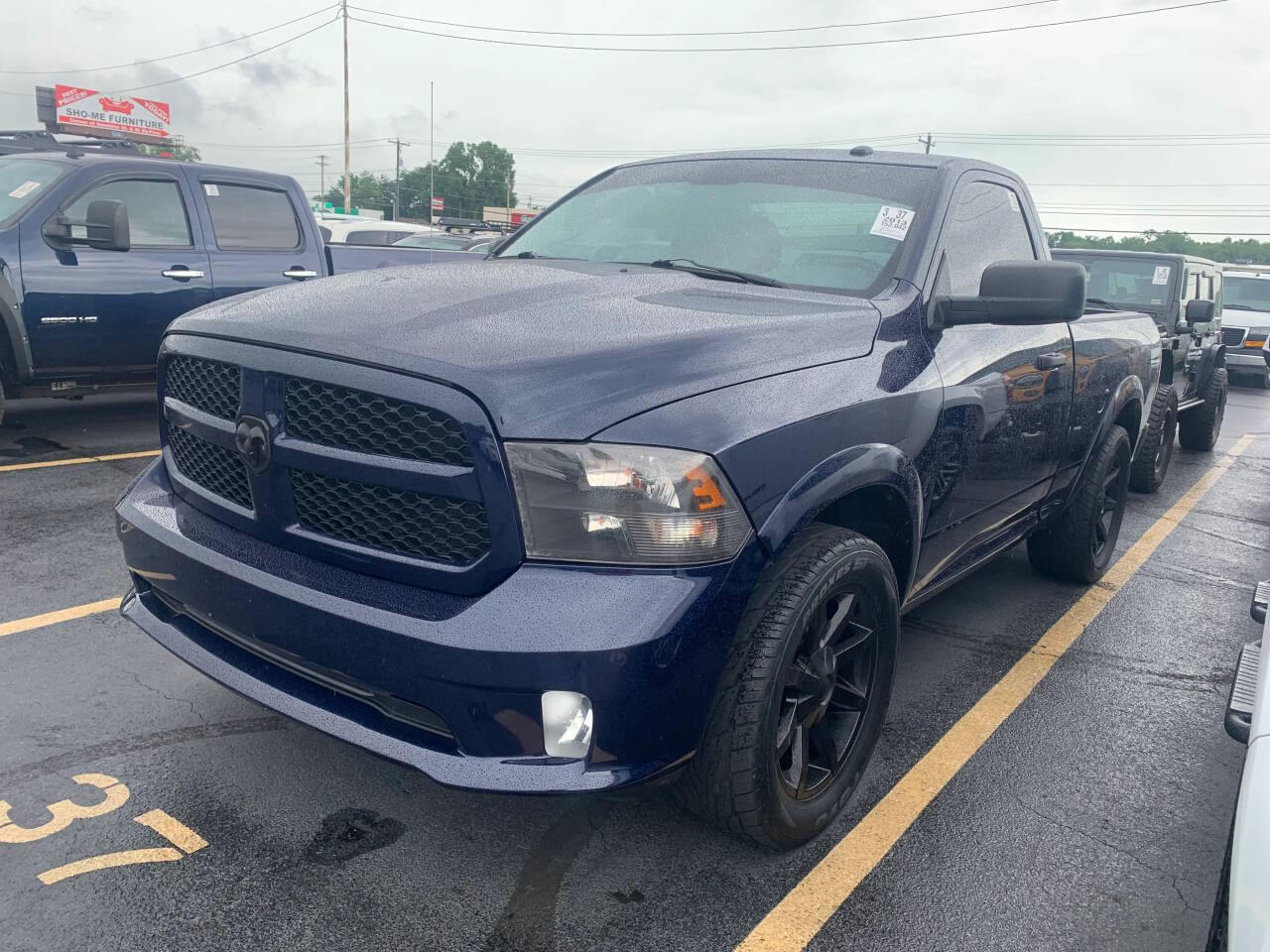 Dk. Blue 2013 Ram 1500 Express 4x4 Express 2dr Regular Cab 6.3 ft. SB Pickup 1