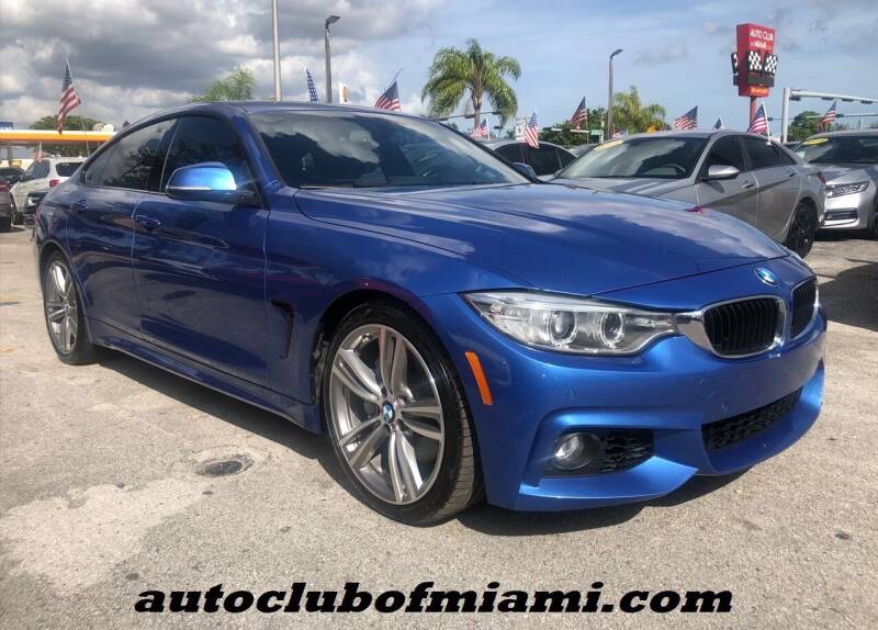 2016 BMW 4 Series for sale at AUTO CLUB OF MIAMI, INC in Miami FL