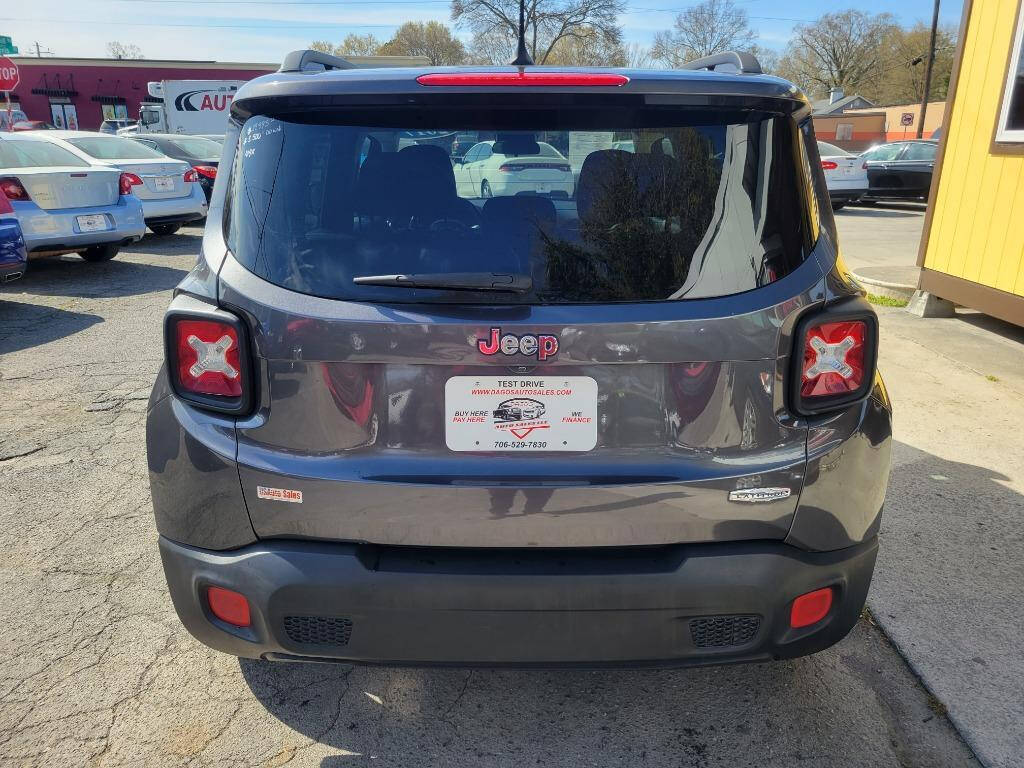 2017 Jeep Renegade for sale at DAGO'S AUTO SALES LLC in Dalton, GA