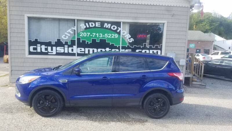 2014 Ford Escape for sale at CITY SIDE MOTORS in Auburn ME
