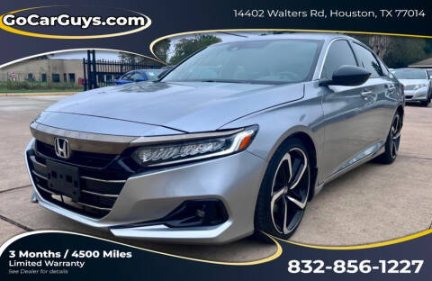 2021 Honda Accord for sale at Your Car Guys Inc in Houston TX