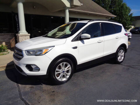 2018 Ford Escape for sale at DEALS UNLIMITED INC in Portage MI