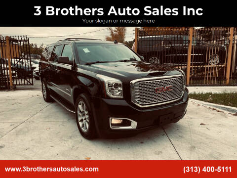 2015 GMC Yukon XL for sale at 3 Brothers Auto Sales Inc in Detroit MI