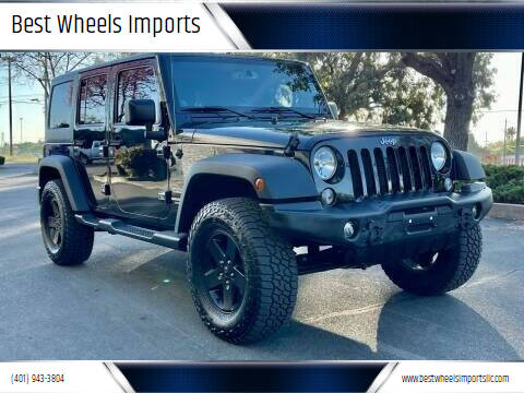 2013 Jeep Wrangler Unlimited for sale at Best Wheels Imports in Johnston RI