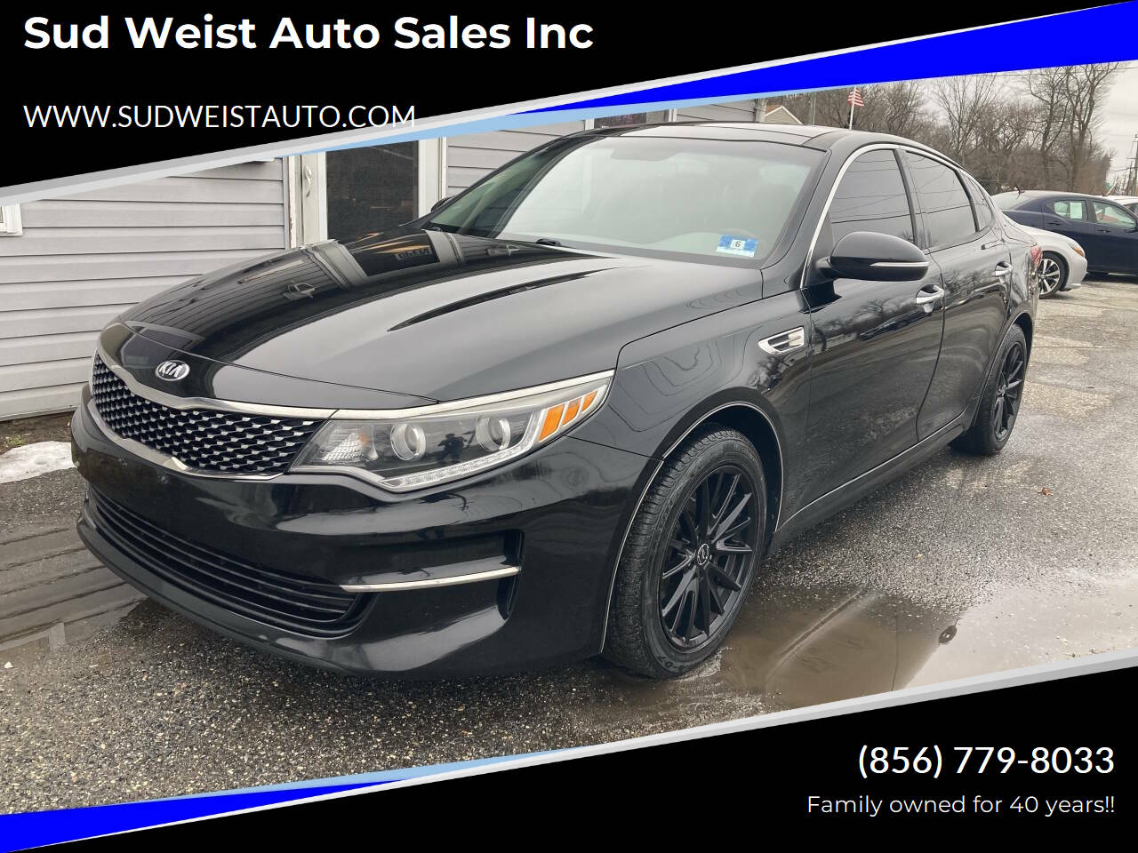 Black 2016 Kia Optima EX EX 4dr Sedan 1