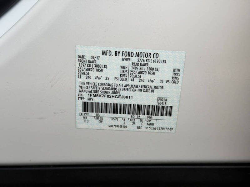 2017 Ford Explorer Limited