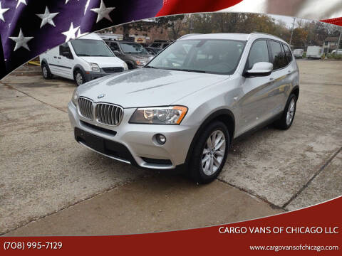 2013 BMW X3 for sale at Cargo Vans of Chicago LLC in Bradley IL