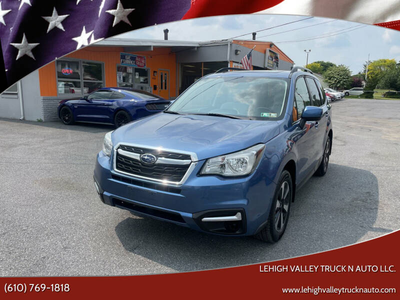 2017 Subaru Forester for sale at Lehigh Valley Truck n Auto LLC. in Schnecksville PA