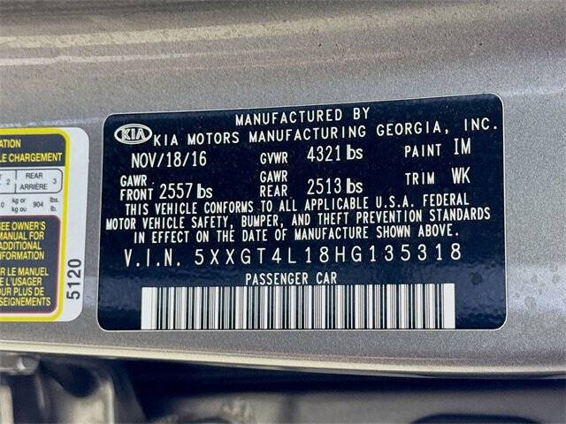 2017 Kia Optima LX Turbo