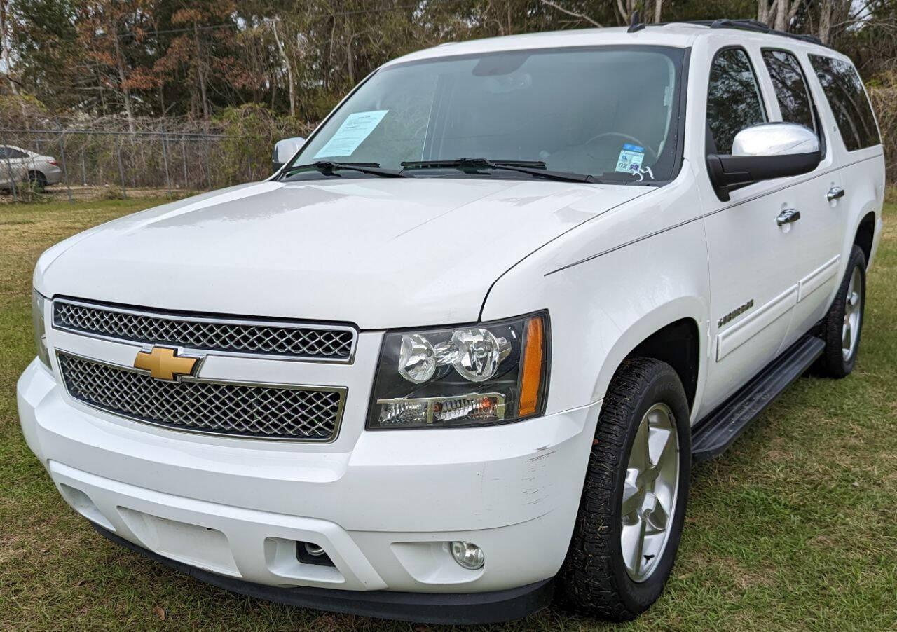 jacked up chevy suburban