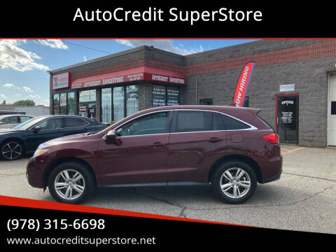 2015 Acura RDX for sale at AutoCredit SuperStore in Lowell MA