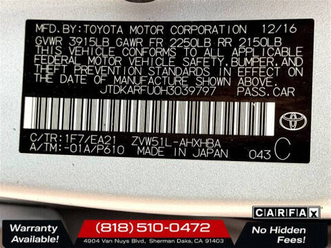 2017 Toyota Prius Three Touring