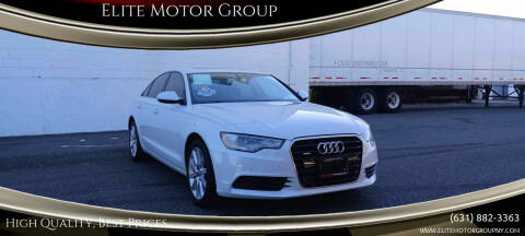 2014 Audi A6 for sale at Elite Motor Group in Lindenhurst NY