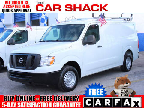 2016 Nissan NV Cargo for sale at The Car Shack in Hialeah FL