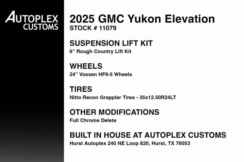 2025 GMC Yukon Elevation