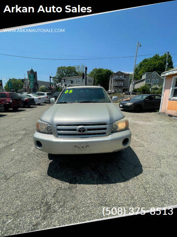 2005 Toyota Highlander for sale at Arkan Auto Sales in Worcester MA
