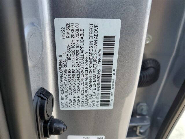 2022 Honda Pilot Elite