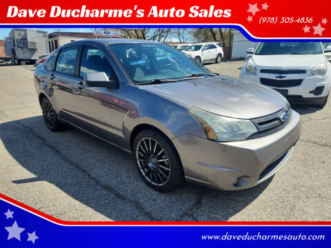 2011 Ford Focus for sale at Dave Ducharme's Auto Sales in Lowell MA