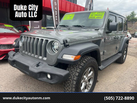 2020 Jeep Wrangler Unlimited for sale at Duke City Auto LLC in Gallup NM