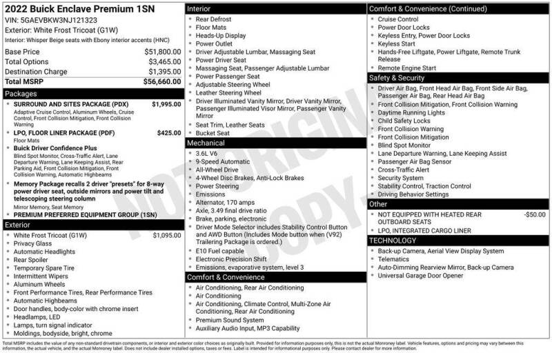 2022 Buick Enclave Premium