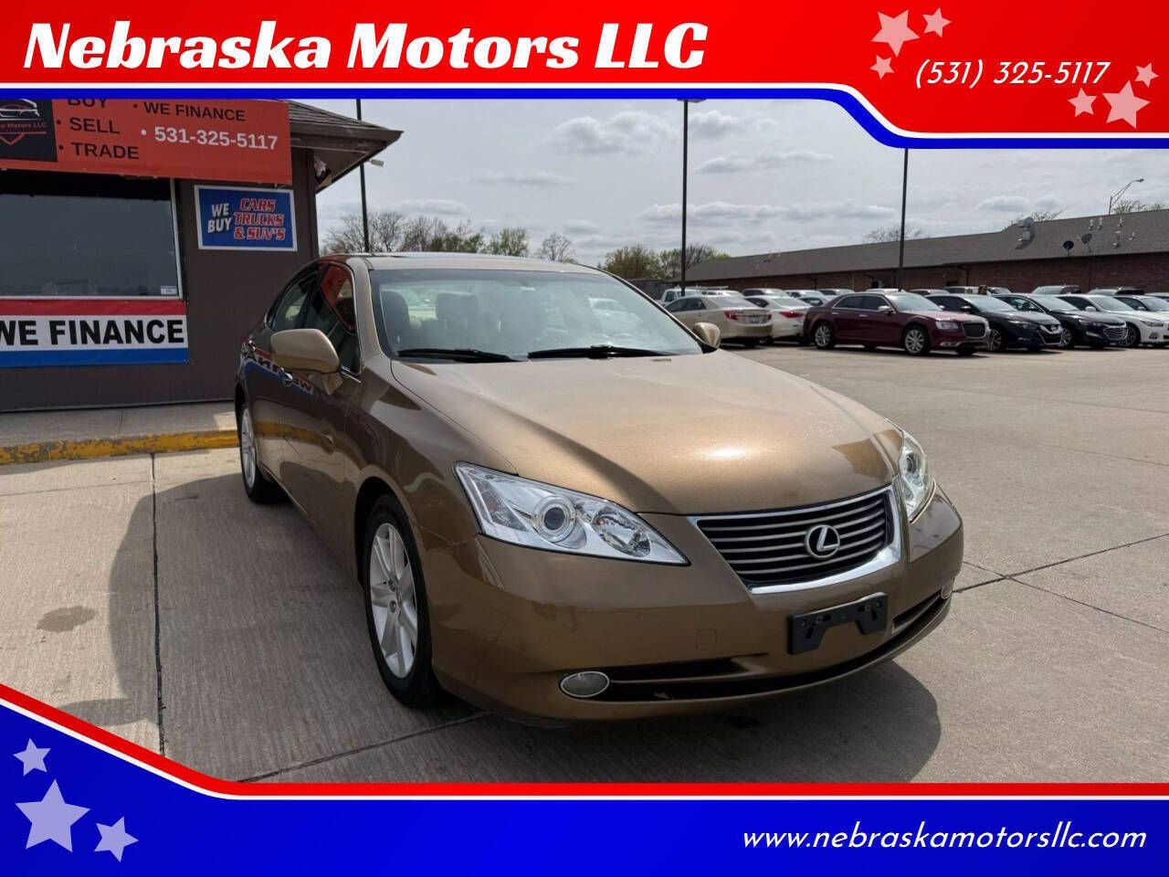 Gold 2007 Lexus ES 350 Base 4dr Sedan 1