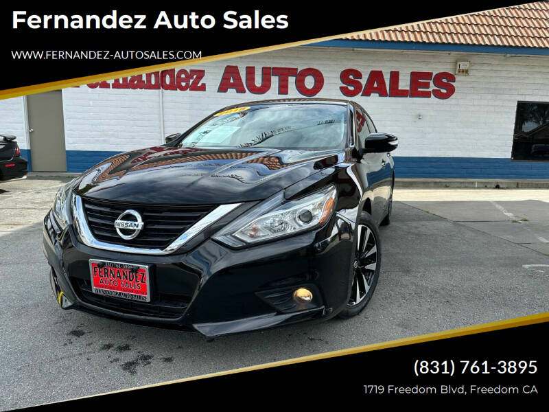 2018 Nissan Altima for sale at Fernandez Auto Sales in Freedom CA